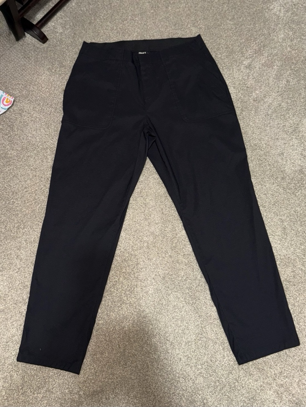 Women’s Eddie Bauer Horizon Black Straight Ankle Pants | Size 12